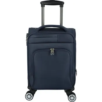 Cestovní látkový kufr tmavě modrý - Jony Shauny XXS tmavě modrá