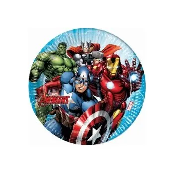 Talíř Papírové talířky AVENGERS Superhrdinové 23cm 8ks