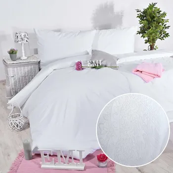 Povlečení bavlněné Benard bílé EMI: Přikrývka 200x140