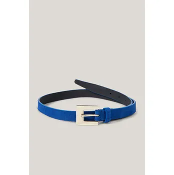Opasek OPASEK GANT SLIM SUEDE BELT COLLEGE BLUE