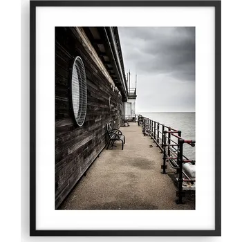 Obraz Foto obraz plakát v černém rámu 40x50, motiv moře - plakáty do obýváku