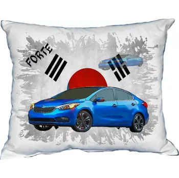 Povlak na dekorativní polštářek Polštářek s osobním autem Kia Forte (Polštářek s osobním autem )
