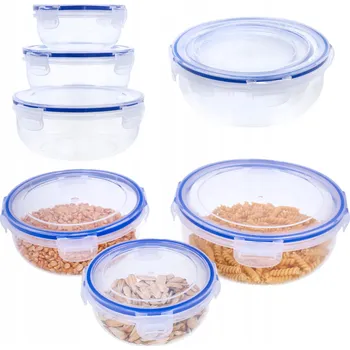 Dóza na potraviny Sada dóz na potraviny kulaté dózy x3