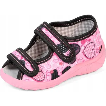 Dívčí bačkory NAZO PPHU Domácí obuv, bačkůrky, přezůvky 010AF Velikost: 21