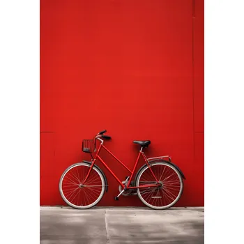 Plakát Plakát Červené kolo bez rámu 61 x 90,5 cm