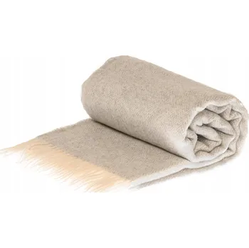 Prostěradlo Deka Rena Home vlněná 140 cm x 200 cm šedá