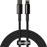 Baseus Tungsten Gold USB-C/Lightning napájecí kabel 20W 2m černý