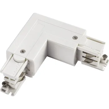 LED lišta Rohová spojka pro třífázové lišty, pravá, bílá barva