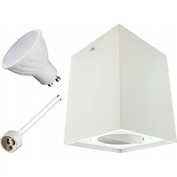 HALOGENOVÉ SVÍTIDLO NA POVRCH TUBA LED POHYBLIVÉ GU10 3W