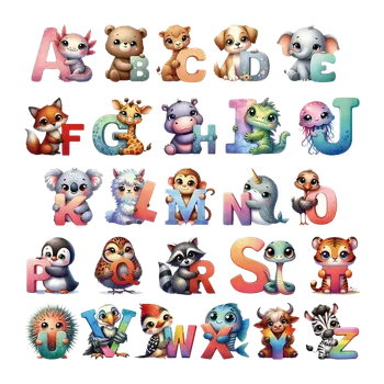 Nažehlovací obrázek - písmenko (A až Z), Druh: O