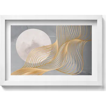 Obraz Nástěnný obraz dekorace interiéru Abstraktní ilustrace měsíce 30x20 cm