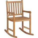 OMAXI Houpací křeslo masivní teakové dřevo 713975