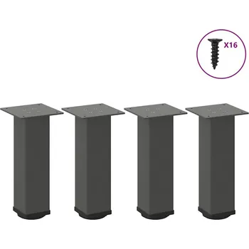 Barový stolek OMAXI Nohy konferenčního stolku 4 ks antracitové 42-44 cm ocelové 956317