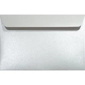 Obálka Perleťové obálky 10,5x15,5 Majestic bílé 5 ks