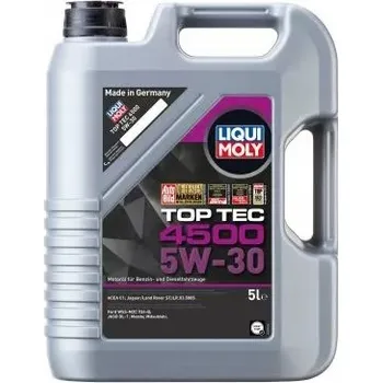 Motorový olej Liqui Moly LM2318 TopTec 4500 5W30 5L + šňůrka