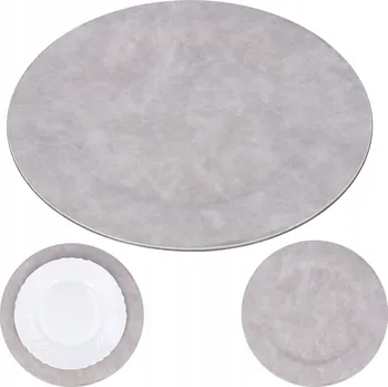 Talíř Dekorativní talíř šedý 33 cm tác pod talíř prostírání