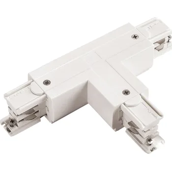 LED lišta Spojka T pro třífázové lišty, levá, bílá barva