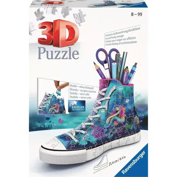 Puzzle 3D puzzle teniska Kouzelná mořská víla 112 dílků RAVENSBURGER