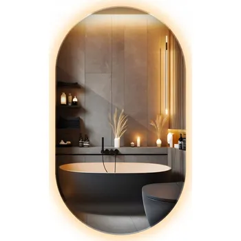 Zrcadlo Zrcadlo Prismalumino nástěnné ovál 460 x 800 mm