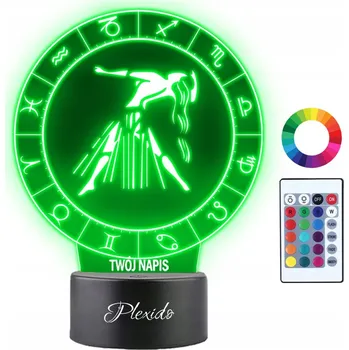 Lampička Noční lampa Plexido vícebarevná