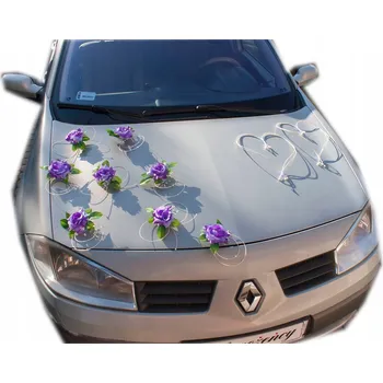 Obraz Dekorace na auto - růže, růžová