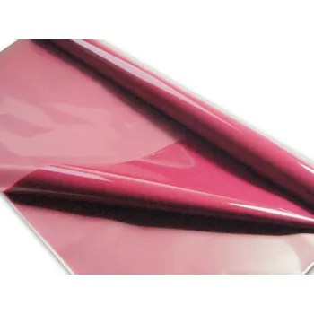 Potravinová fólie CELOFÁN FÓLIE na balení dárků SVATBA VÁNOCE SVATEBNÍ HOSTINA ** BORDOVÁ 100x70cm