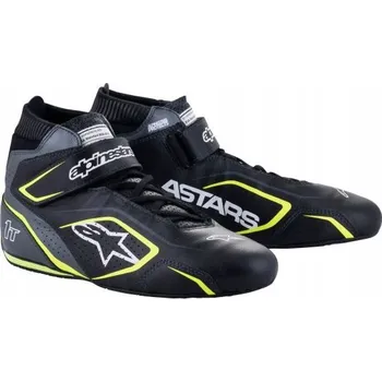 Moto obuv Boty Alpinestars Tech 1-T V3 homologace FIA černo-šedo-žluté 43