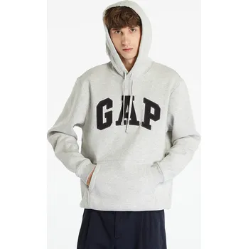 Pánská mikina Mikina GAP Fleece Gap Arch Light Heather Grey XXL