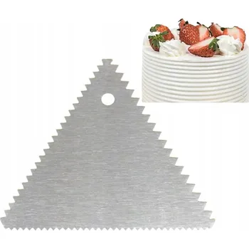 Kuchyňská stěrka STĚRKA NA TĚSTO A HMOTU HLINÍKOVÝ DEKORÁTOR NA DORT STĚRKA 486