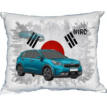 Povlak na dekorativní polštářek Polštářek s osobním autem Kia Niro (Polštářek s osobním autem )