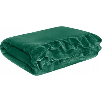 Prostěradlo Deka Spod Igły i Nitki polyester 200 cm x 220 cm zelená