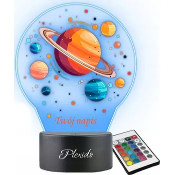 Lampička Plexido vícebarevná Noční lampa