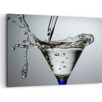 Obraz Velký obraz do obýváku 120x80 sklenice moderní na plátně obrazy