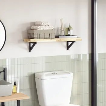 Psací stůl OMAXI Stolní deska 80 x 20 x 4 cm obdélníková masivní akáciové dřevo 662096