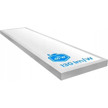 LED osvětlení LED panel Stropní Svítidlo Syntron 40W 120x30cm 4000K nástěnný bílý 130 lm/W