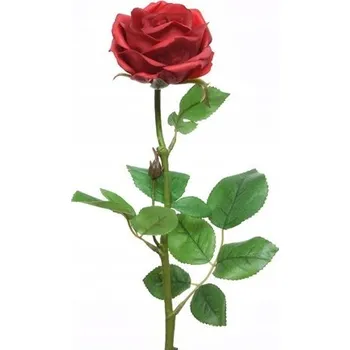 umělá květina Růže větvička červená umělá dekorativní 68 cm