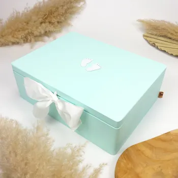 Lovelu Vzpomínková krabice pro miminko - mintová