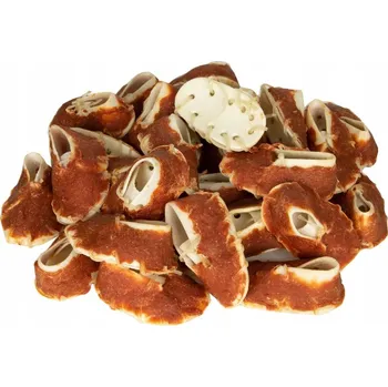 Pamlsek pro psa Nekko Kousací kost psí pamlsek vápenná kost 7,5 cm s kachním masem 500 g