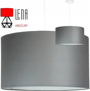 Moderní závěsné stropní svítidlo šedé módní stínidlo 35cm lustr, LED