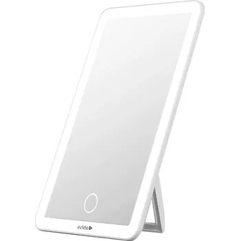 Žárovka AVIDE Kosmetické zrcadlo s LED osvětlením, 3,5 W, 70 lm, nabíjecí, plynule stmívatelné, 20 × 13 cm