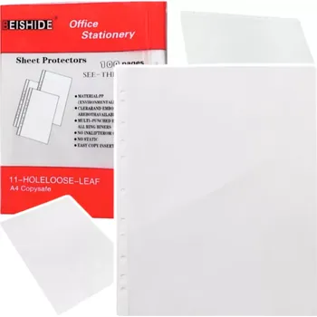 Průhledné obaly na dokumenty A4, 100 ks