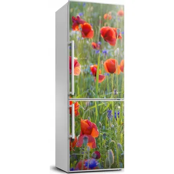 Fototapeta Samolepka fototapeta Polní máky 70x190 cm