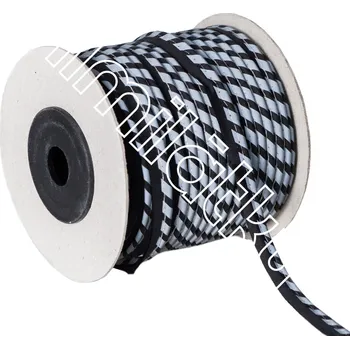 Paspulka reflexní proužky / černý základ