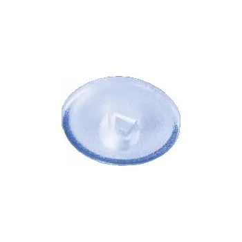 Knoflík Kulatý knoflík samolepicí ? 20 mm transp 10 ks