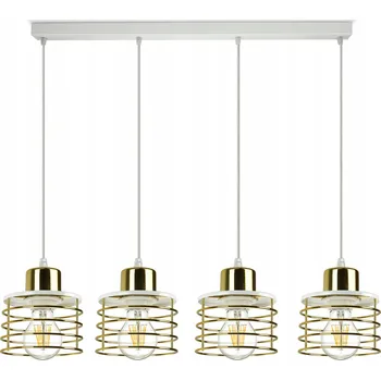 Závěsné svítidlo Lustr GLAMOUR Zlatý Chrom Měď