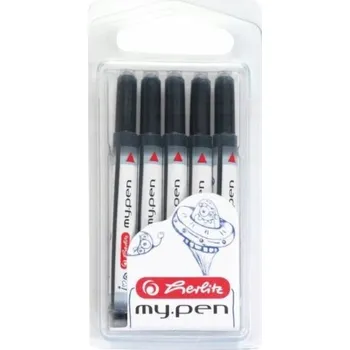 Inkoustové bombičky do plnicího pera dlouhé my.pen modré 5ks HERLITZ