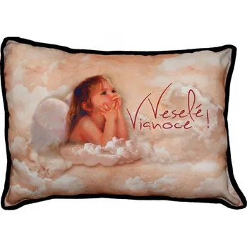 Polštář KupMa Vánoční polštář s andílkem SK