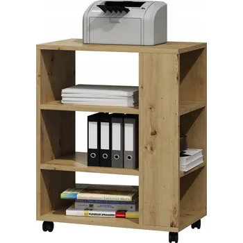 Konferenční stolek Regál Matkam 60 x 74 x 40 cm dub artisan