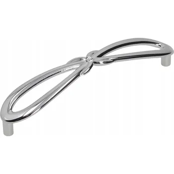 Nábytková úchytka klasická stříbrná chromová 13,6 x 2,7 x 3 cm