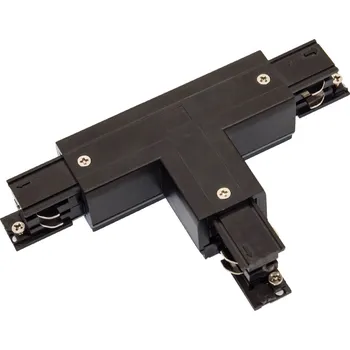 LED lišta Spojka T pro třífázové lišty, pravá, černá barva